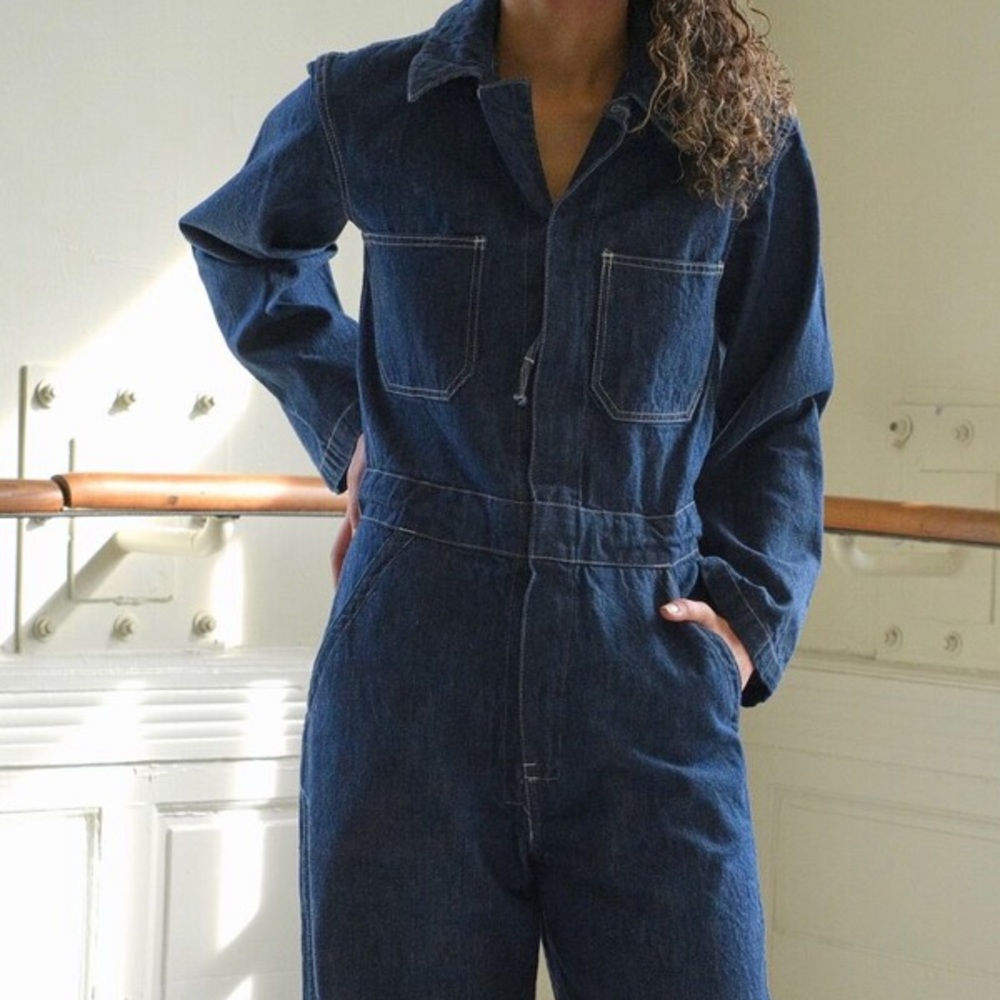 As Ever Denim Zip Jumpsuit